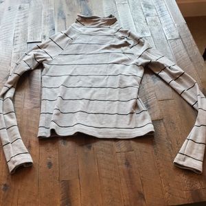 Oiselle wool funnel neck top